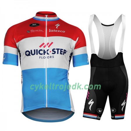Cykeltøj + Cykelshorts 2017 Quick-Step Floors Luxembourg Mesterskaber